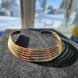 Vintage Brass Neck Cuff